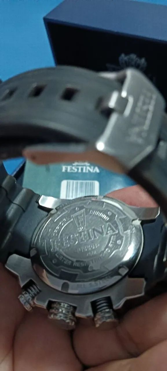 Vendo relógio FESTINA ORIGINAL...ACEITO TROCAS - Foto 5