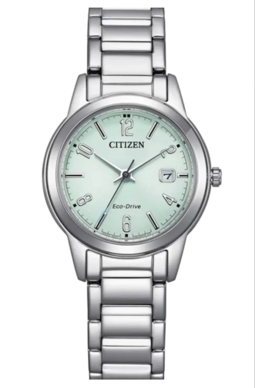 Relógio Feminino Citizen Classic Eco Drive Verde Claro - Foto 3