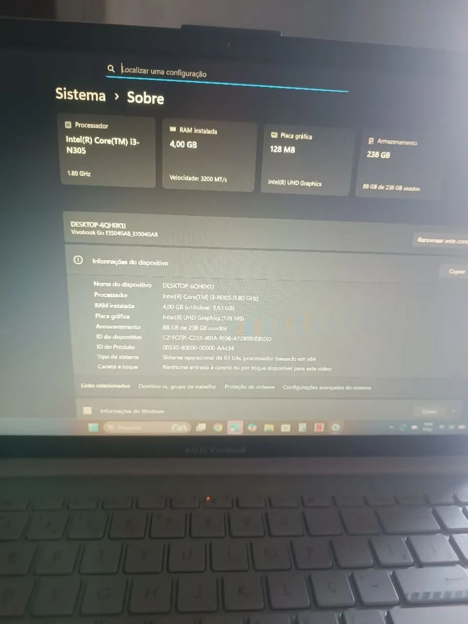 Notebook Asus  - Foto 3