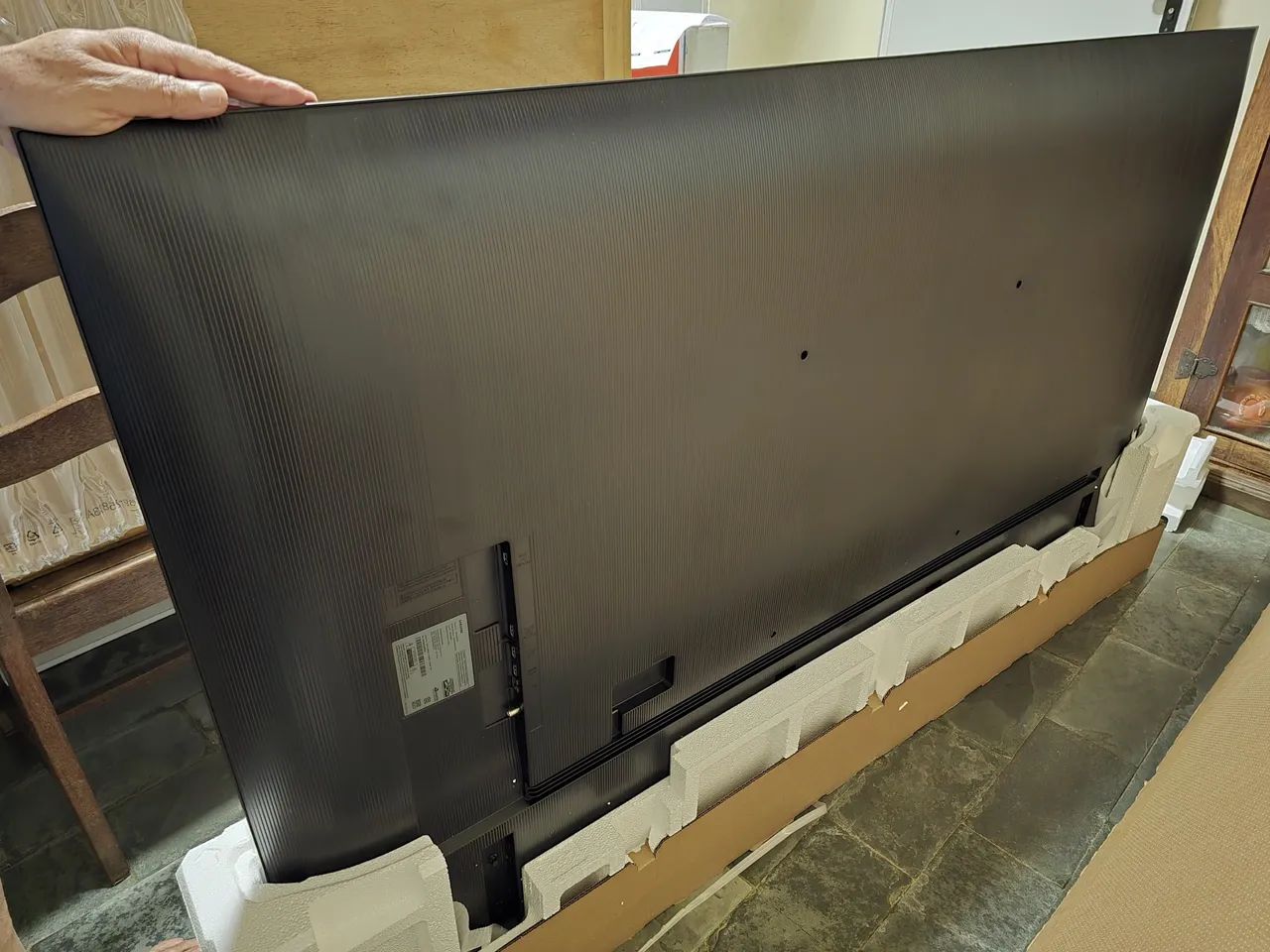 TV Samsung 75 polegadas Crystal UHD 4K + JBL Cinema SB180 | Novos | Com Nota Fiscal - Foto 3