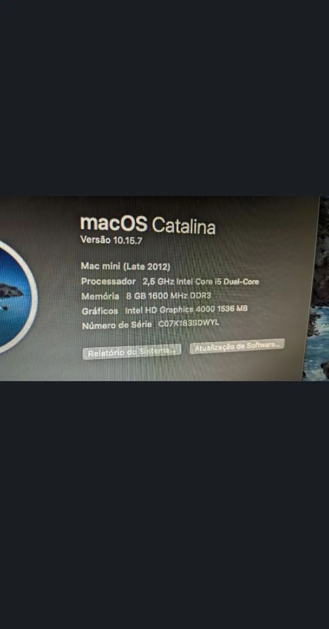 MAC MINI 2012 - FUNCIONANDO (LEIA A DESCRIÇÃO) 