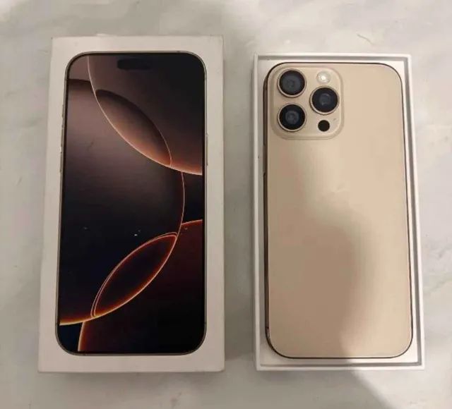 Iphone 16 pro max 256g, gold top - Celulares e Smartphones