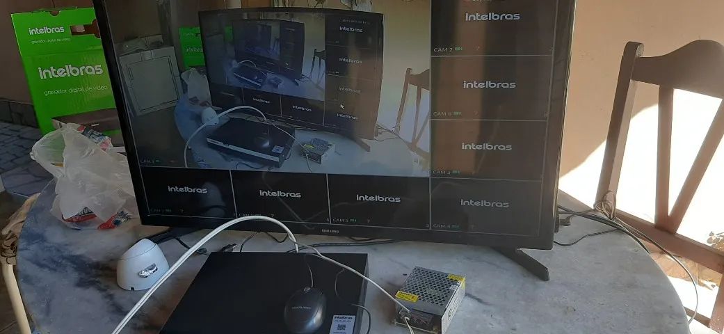DVR Intelbras com câmeras - Foto 5