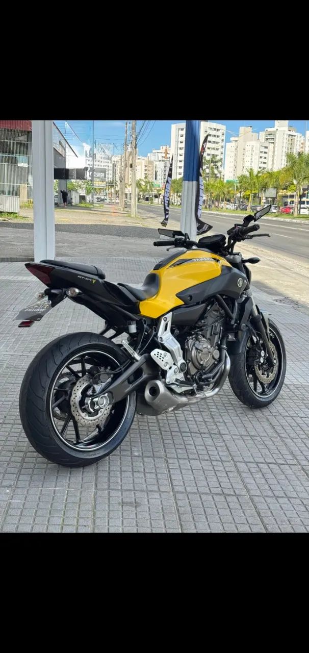 YAMAHA MT-07 2017 - AMARELA | COR RARA E MUITO PROCURADA!  - Foto 5