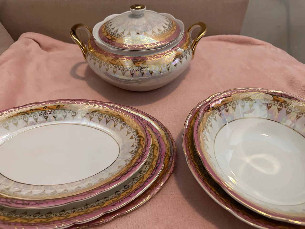 Aparelho de jantar vintage porcelana (Steatita - PR) 42 peças - Foto 6