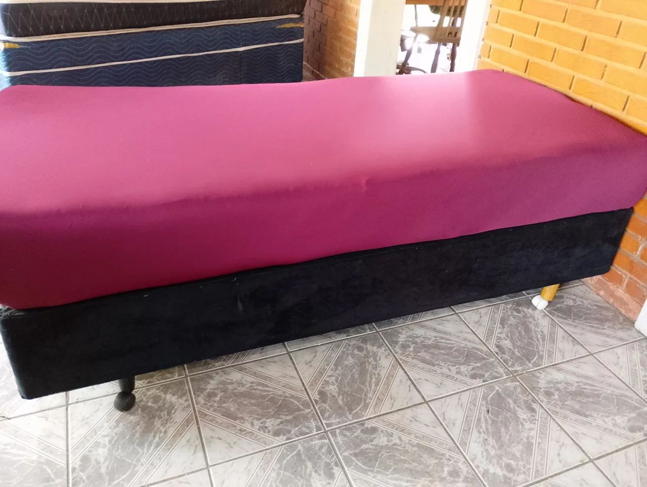 Cama box Solteiro + Colchão alto 25cm - Entregamos - Foto 3