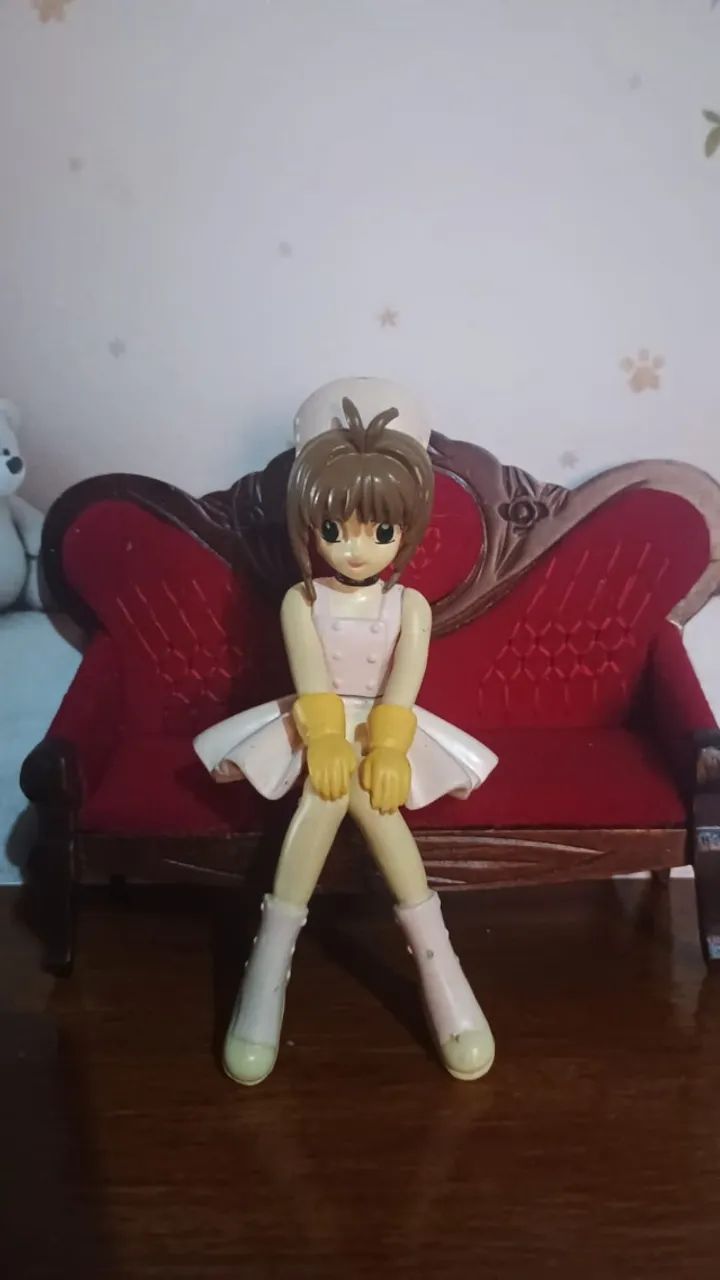 Boneca Sakura Kinomoto Card Captor 10cms - Foto 2