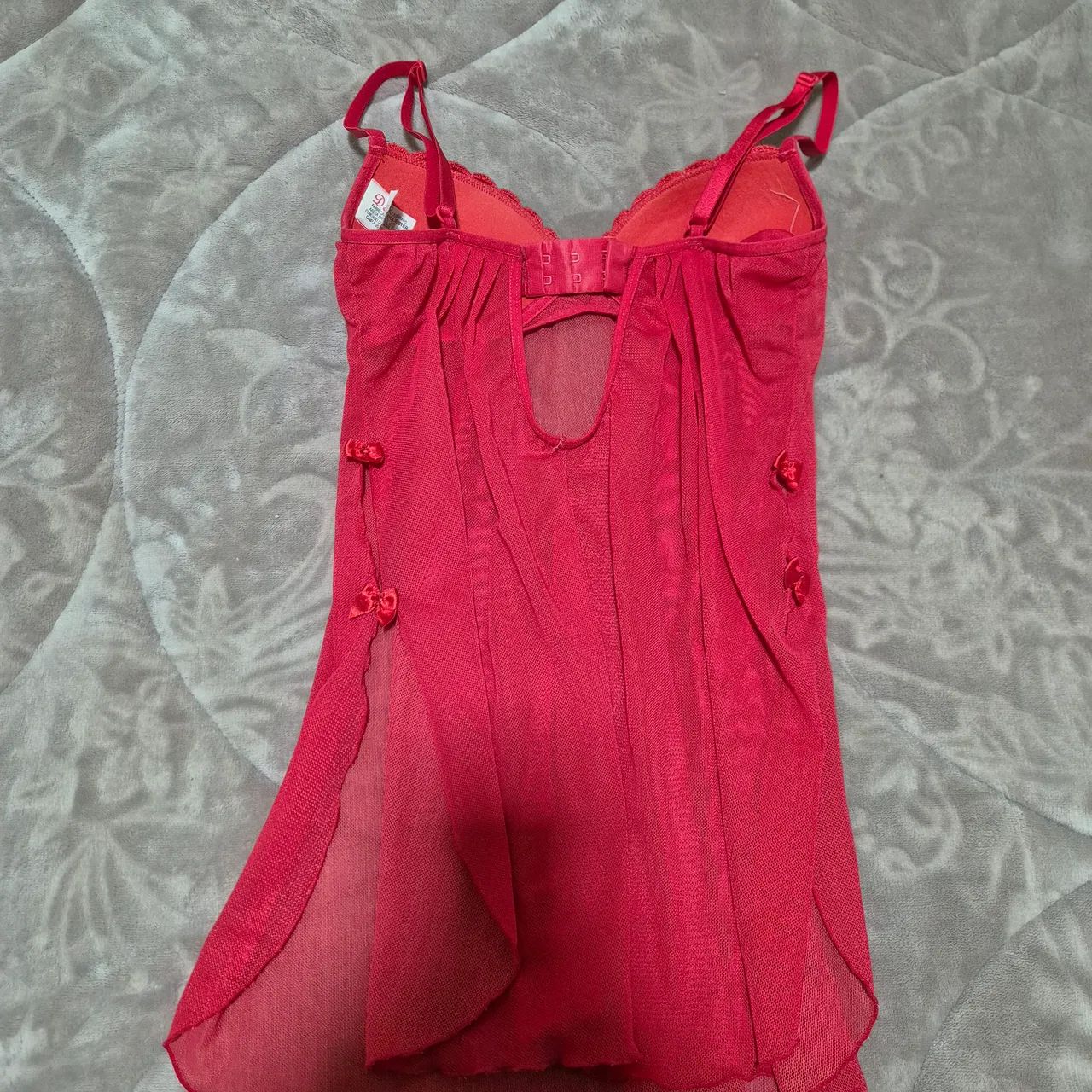 Lingerie Camisola Vermelha P - Foto 3
