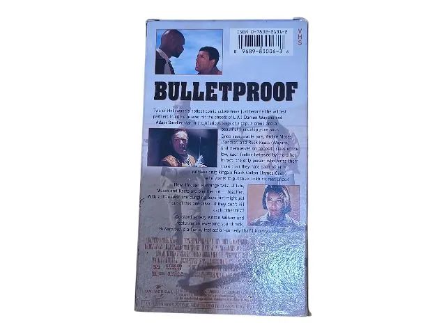 FILME VHS BULLETPROOF RARIDADE COM ADAM SANDLER - Foto 2