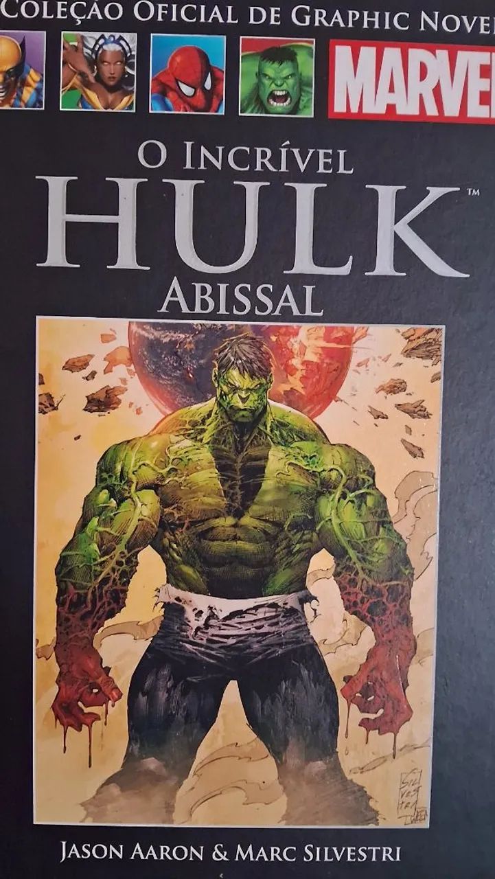 Lote com 2 Graphic Novels do Hulk