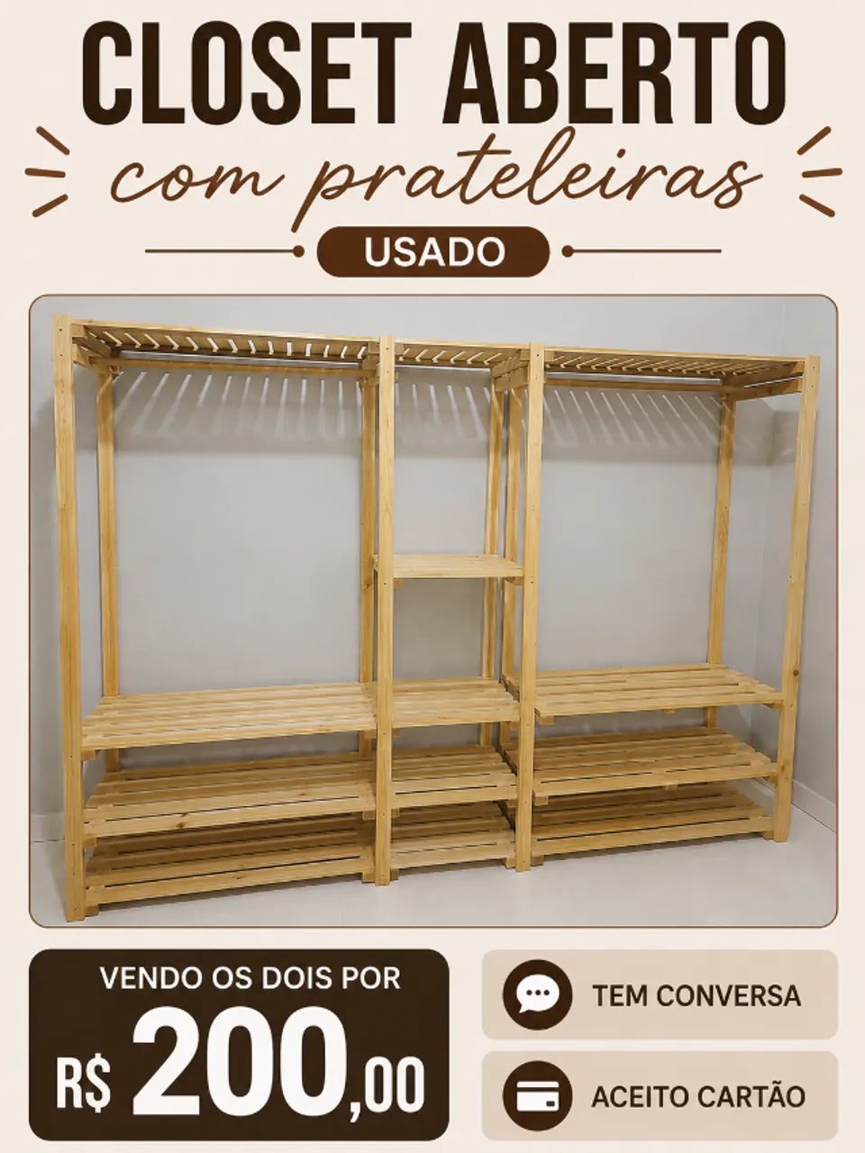 Closet aberto 