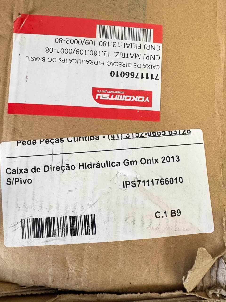 Caixa direção hidráulica yokomitsu onix - Peças para carros, vans
