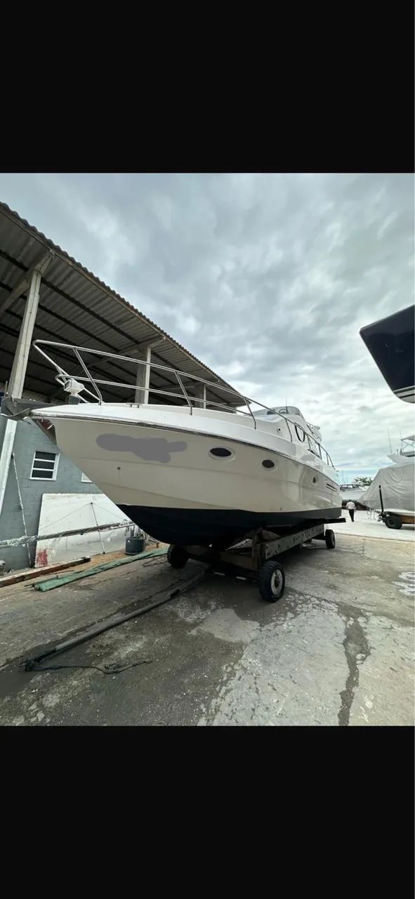 Carreta de encalhe para lancha 38 pés.