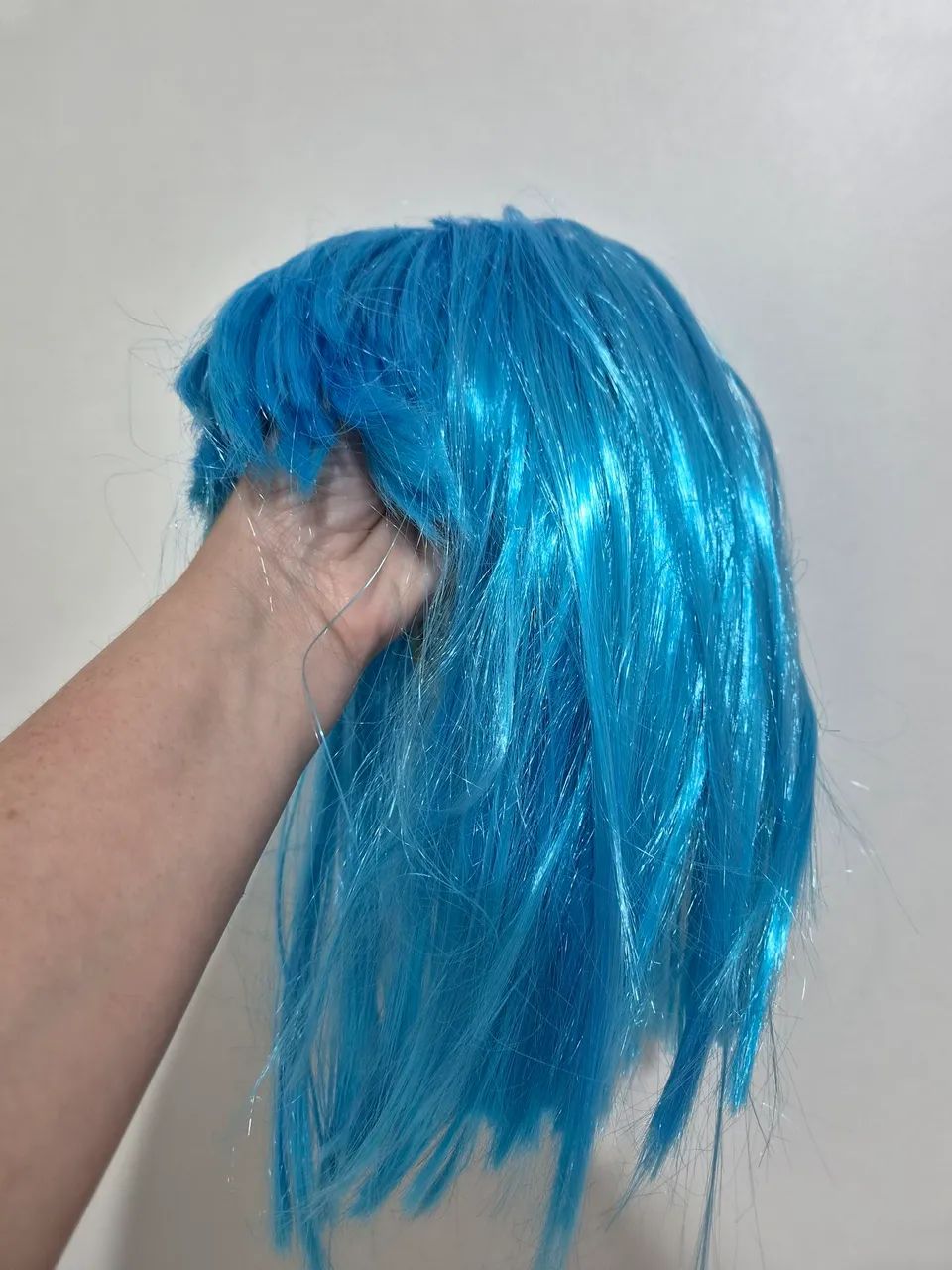 Peruca azul clara