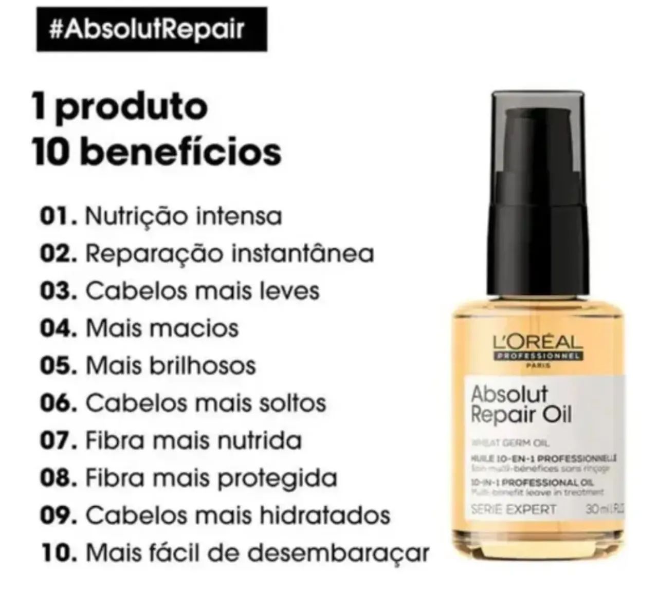 Loreal - Absolut Repair - Oleo 30 Ml - Foto 2