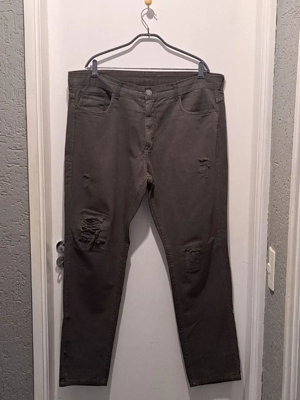 Calça Verde Militar Hering - Slim (48)