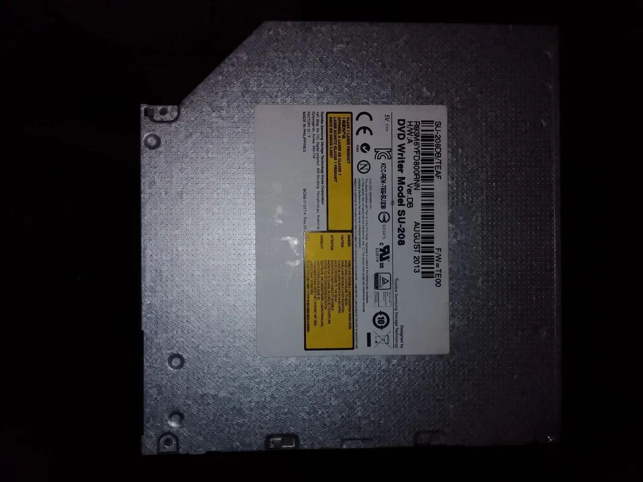 Leitor e gravador de DVD 