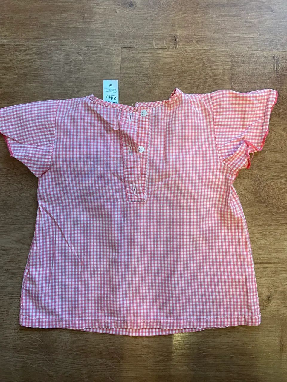 camiseta carters xadrez rosa - Foto 3