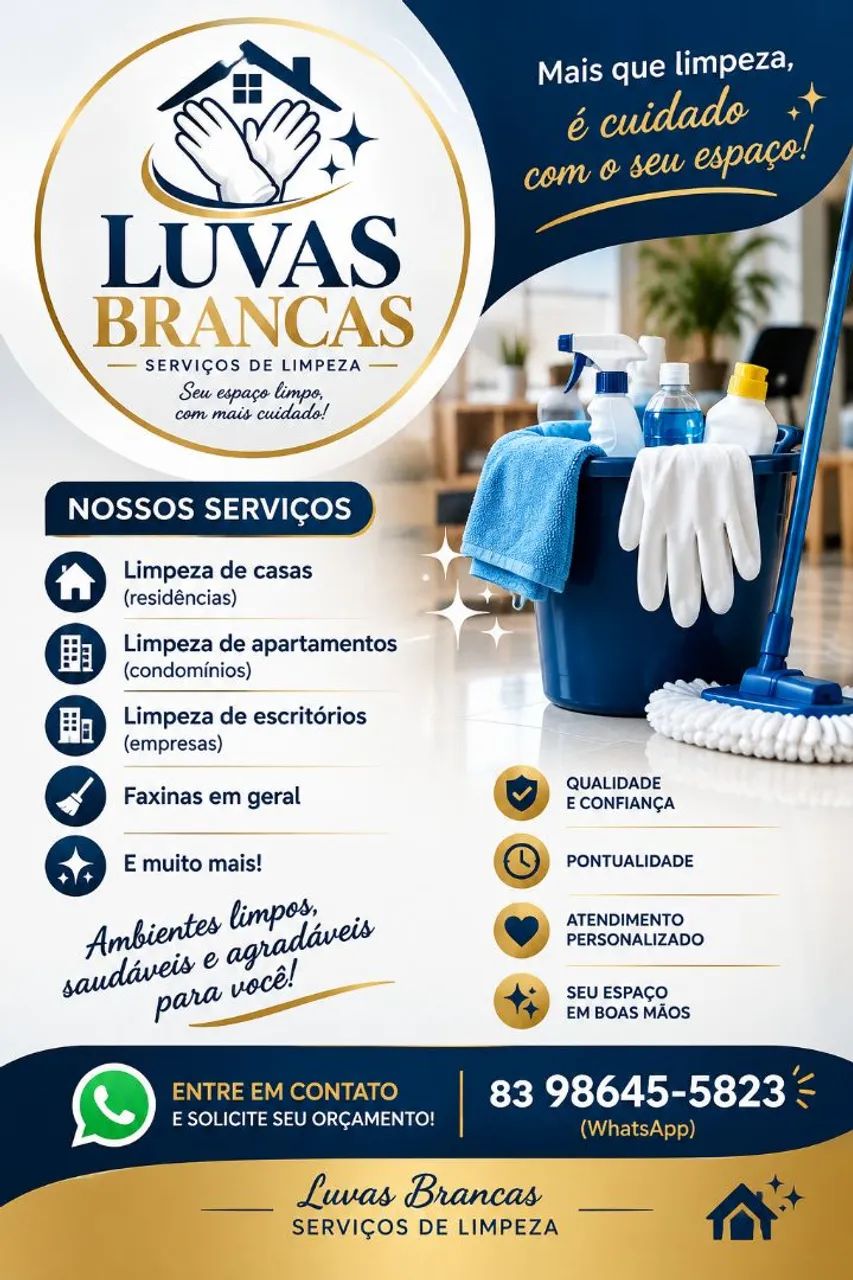 Serviços de limpeza 