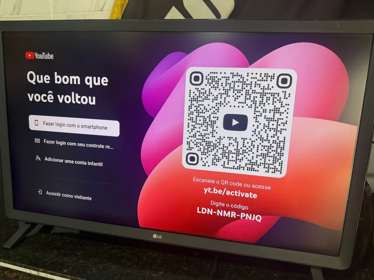 Tv led LG Smartv webos 32 polegadas Wi-Fi Bluetooth YouTube Netflix controle entrego local