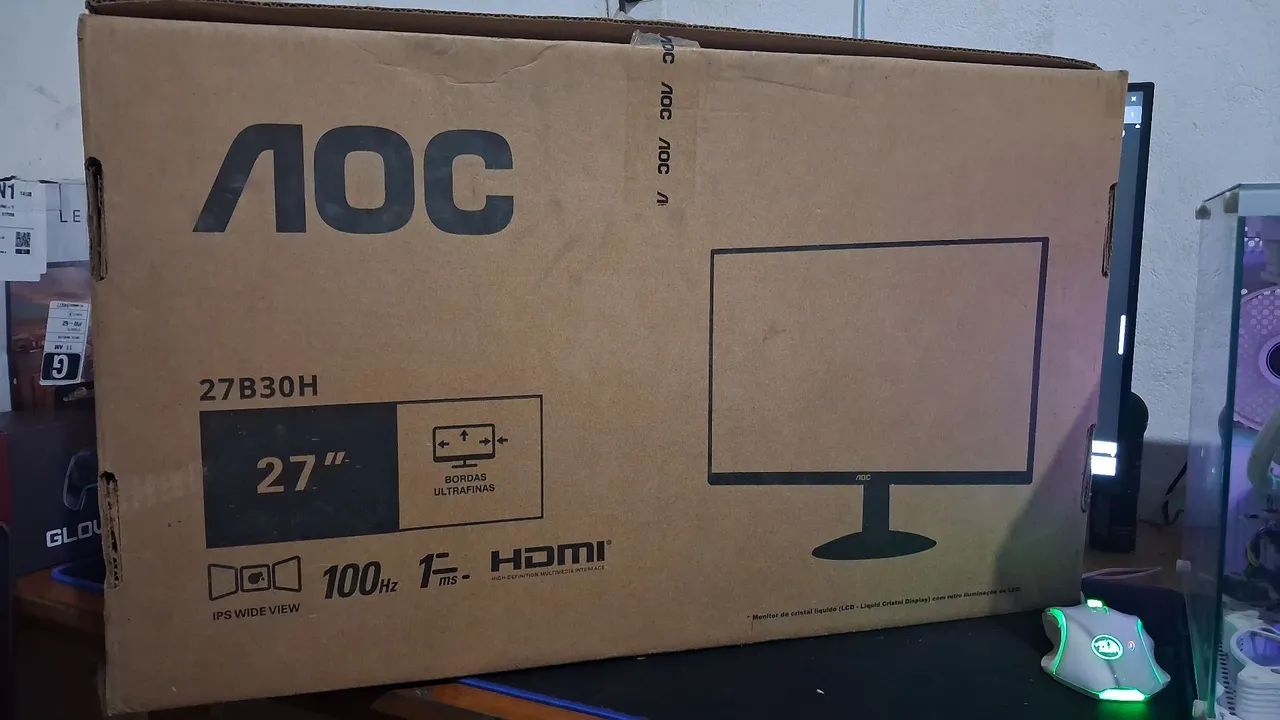 Monitor gamer AOC 27" 100hz 1ms - Foto 3
