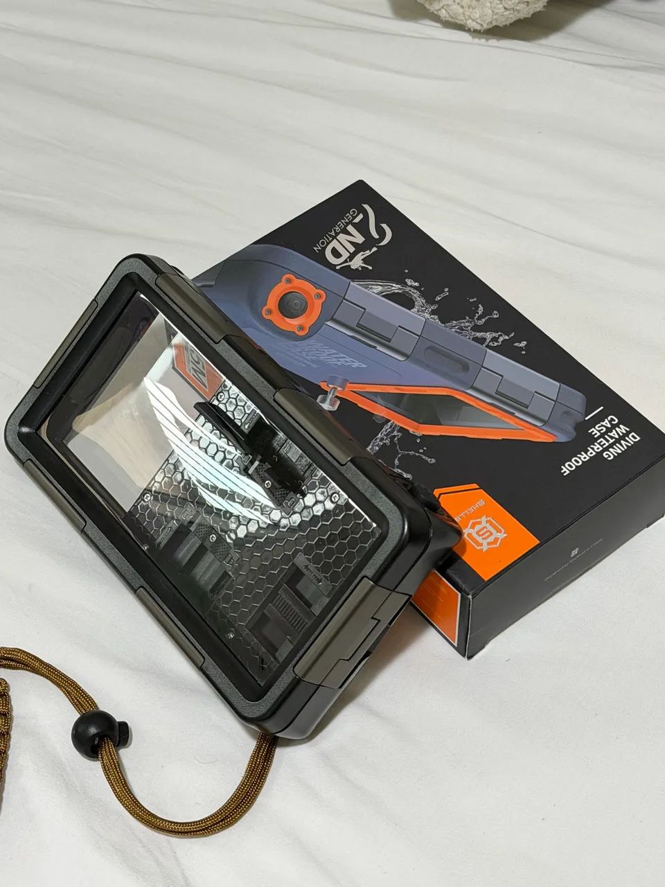 Case a prova d'agua para smartphone shellbox Waterproof case - Foto 2