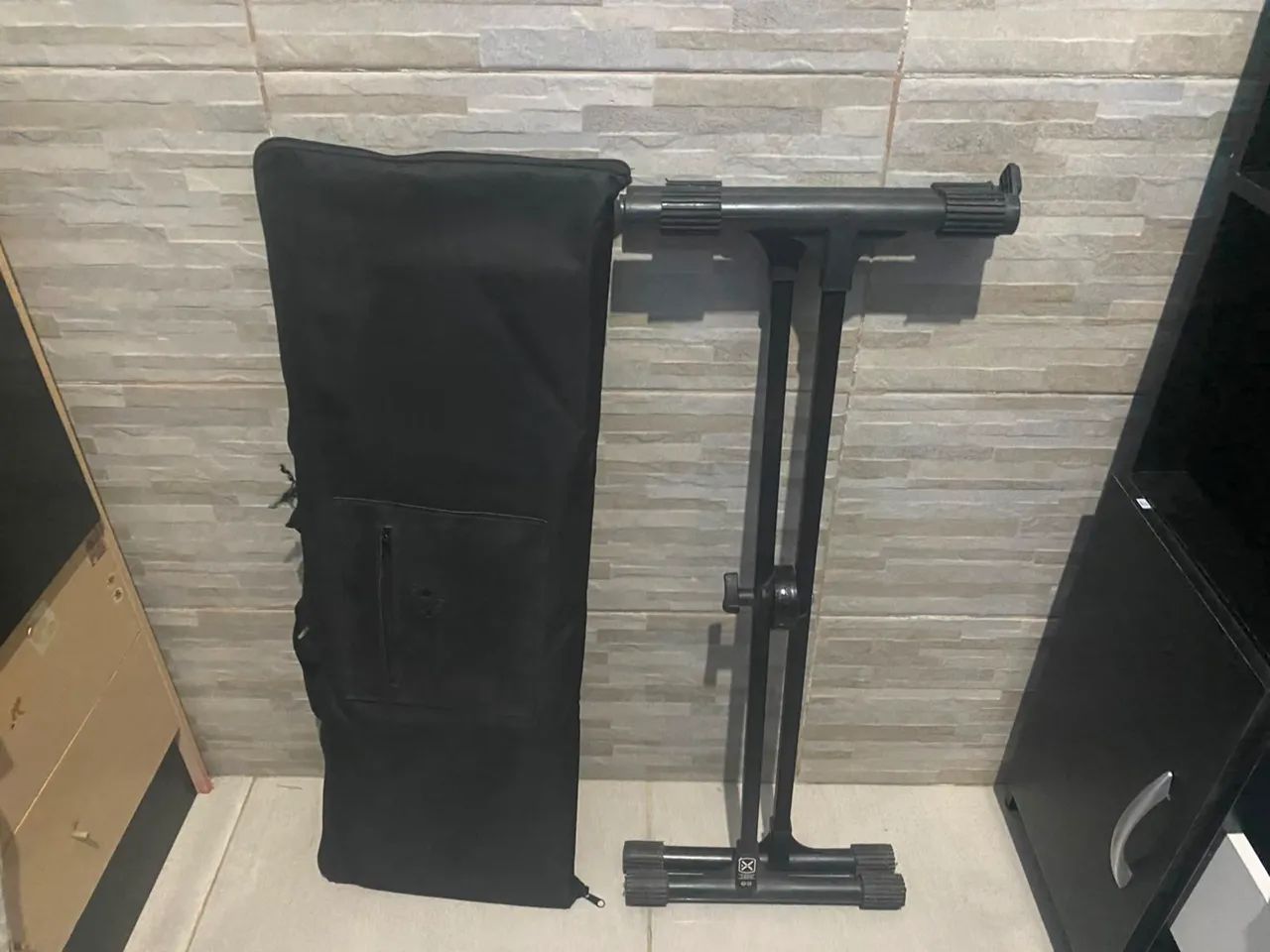 Teclado iniciante com suporte e microfone - Foto 3