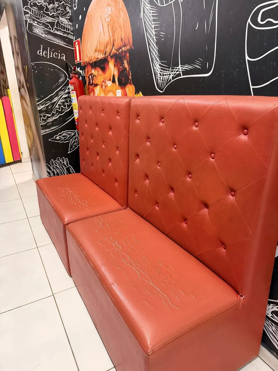 Conjunto de sofás para restaurantes e lanchonete  - Foto 2