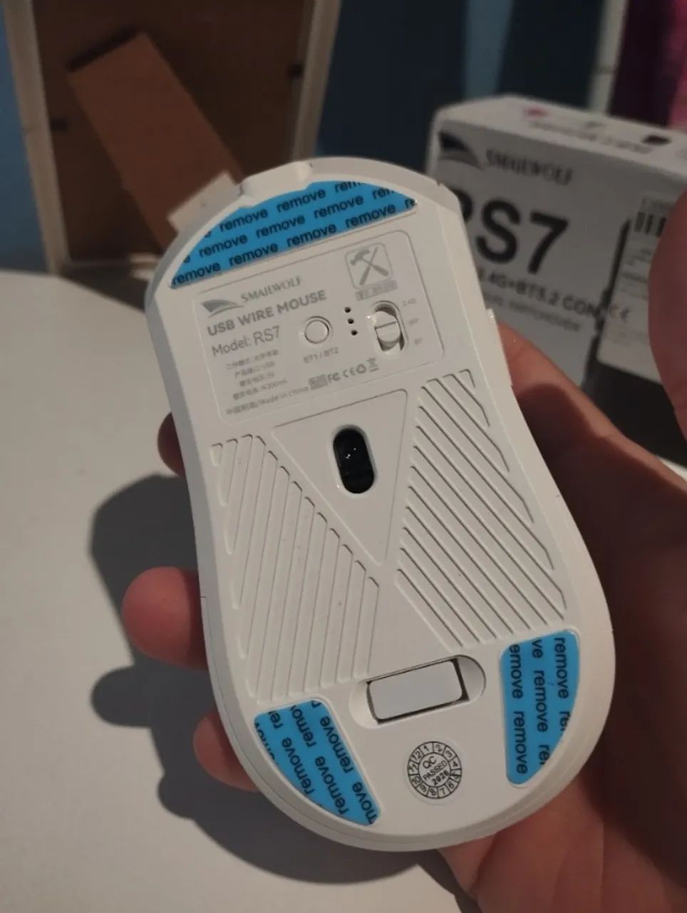 mouse gamer branco - para jogos competitivos - Foto 3