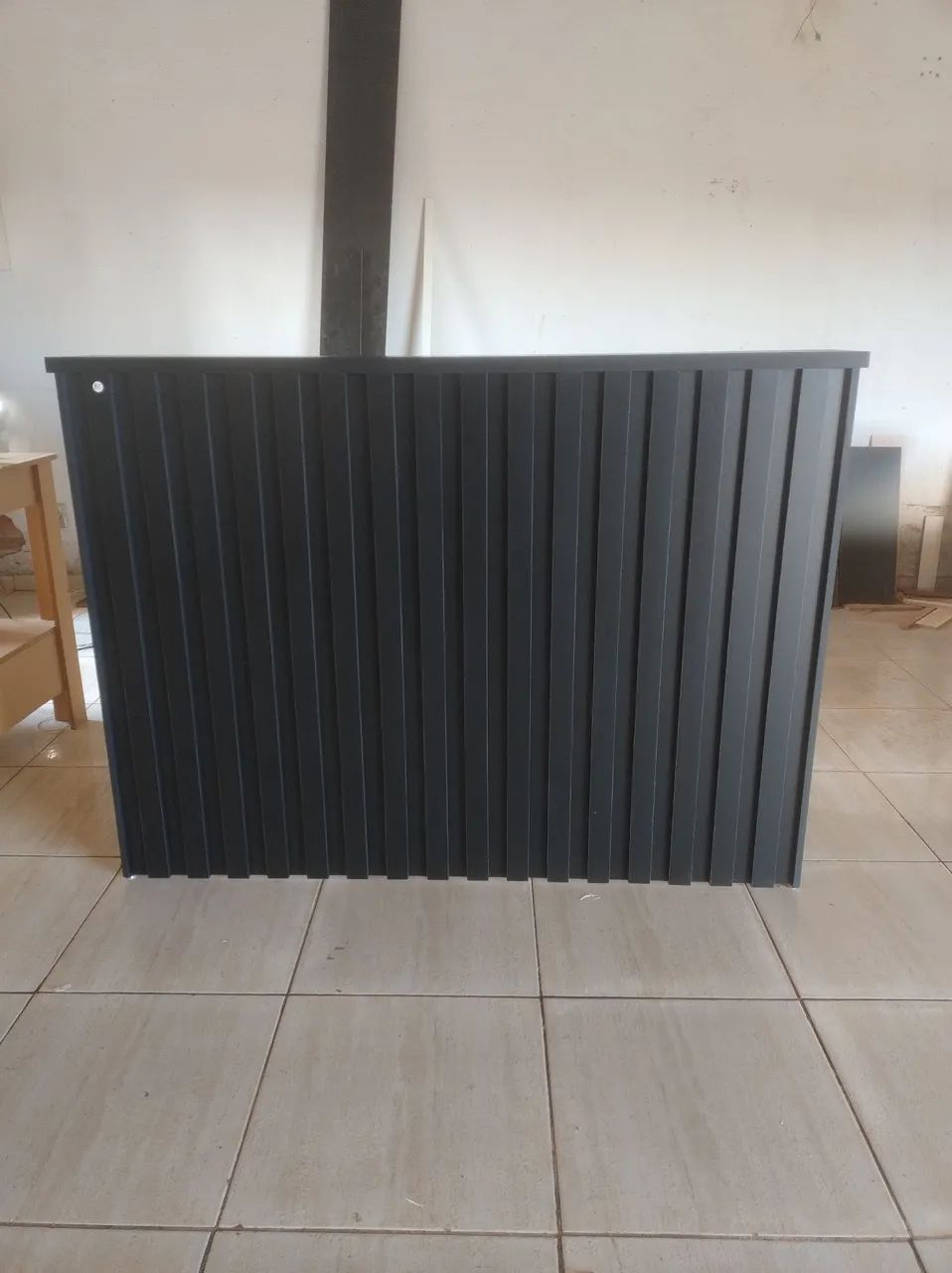 Balcão preto ripado 100%mdf - Foto 3