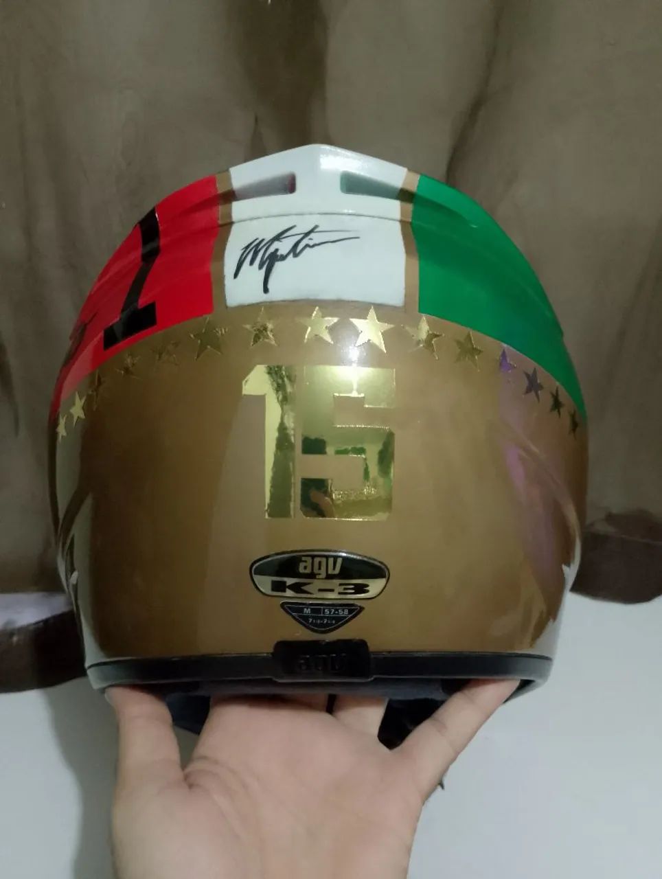 Capacete AGV K3 Giacomo Agostini - Foto 4
