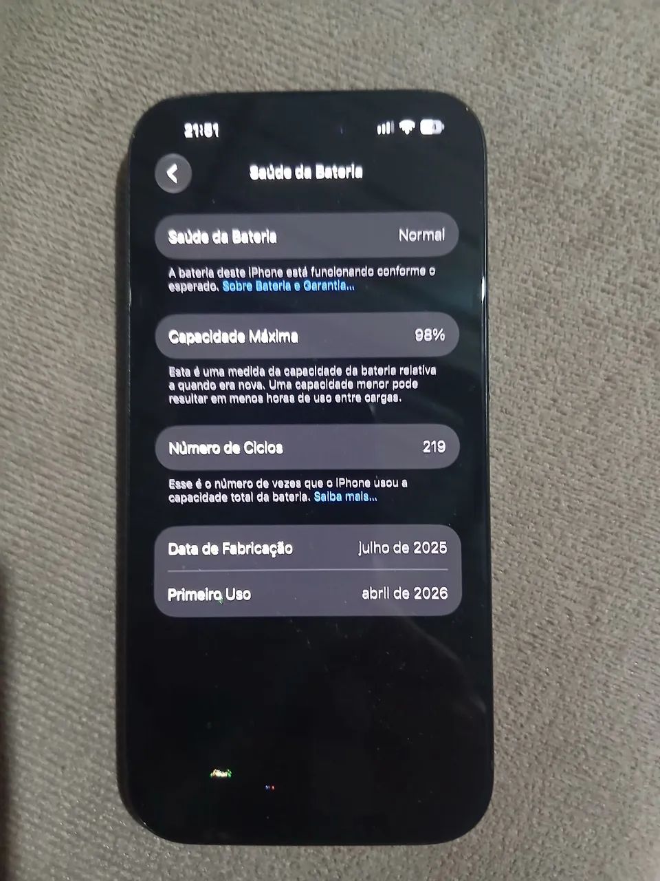 iPhone 15 98% 256GB - Foto 3