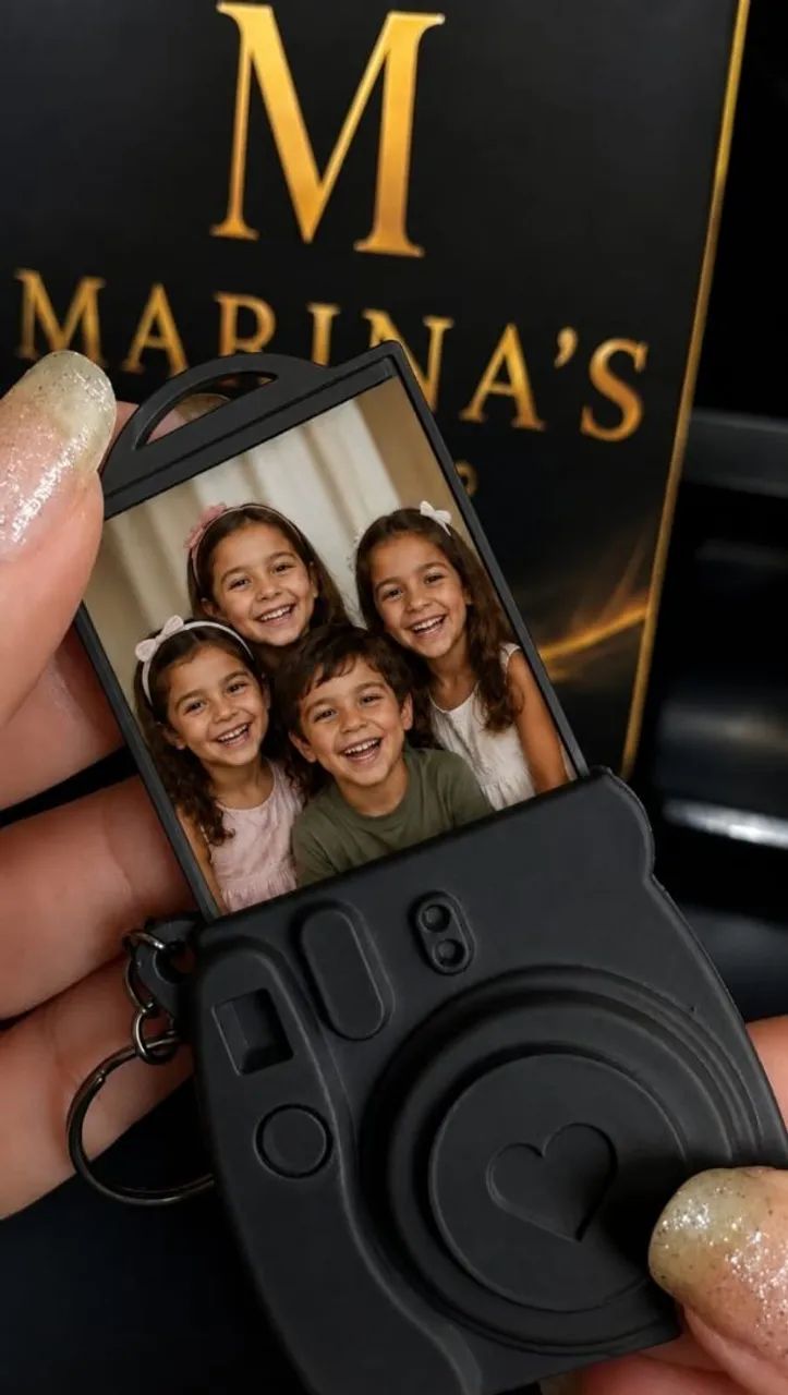 Chaveiro Porta Foto 3D com foto personalizada  - Foto 3