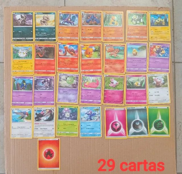 Lote 91 cartas Pokémon- sem repetir - LER ANÚNCIO 