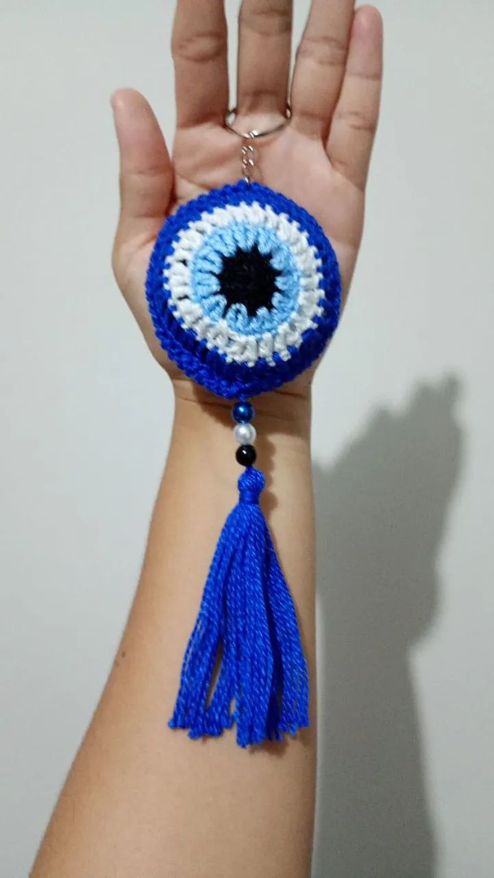 Chaveiro de crochê  - Foto 5