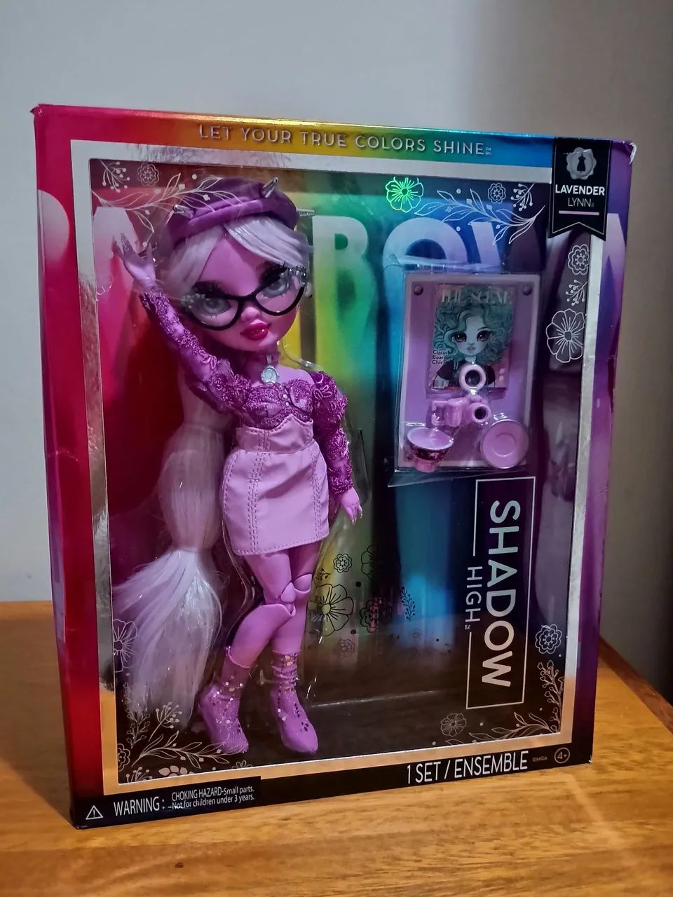 Boneca Shadow high Rainbow high Lavender Lacrada