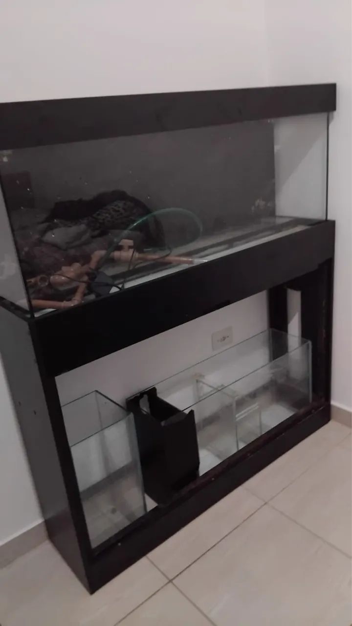 Aquário 120x45x30 usado  - Foto 3