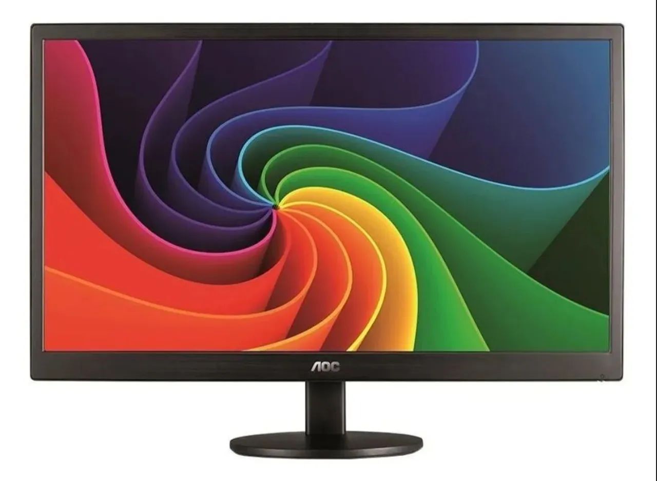 Monitor AOC 18,5" HD Preto - Foto 5
