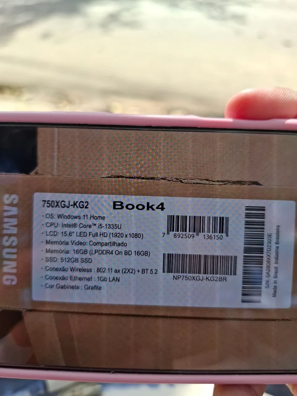 Notebook galaxy Book 4