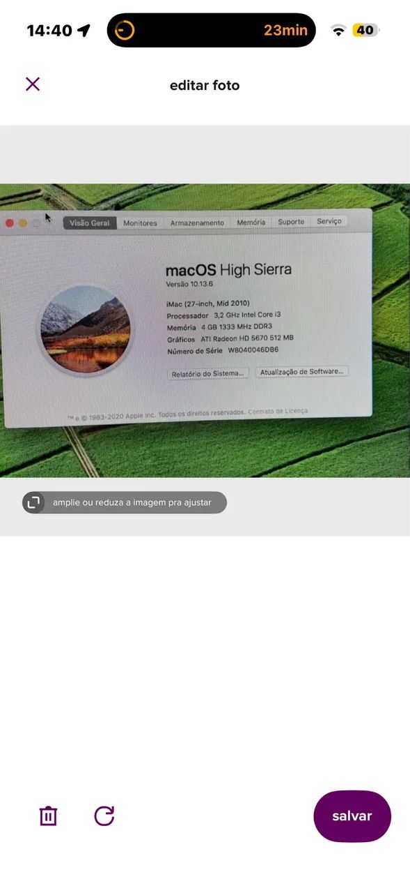 iMac 2010 27 pol 