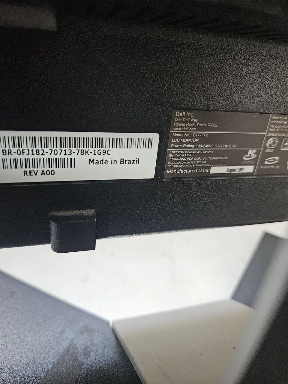 Vendo monitor dell E177FPc quadrado 17 - Foto 2