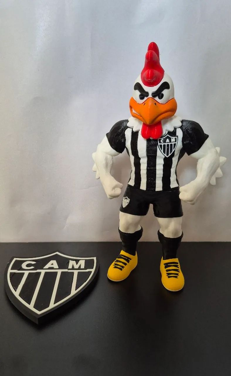 Mascote  clube atletico mineiro galo doido - Foto 3