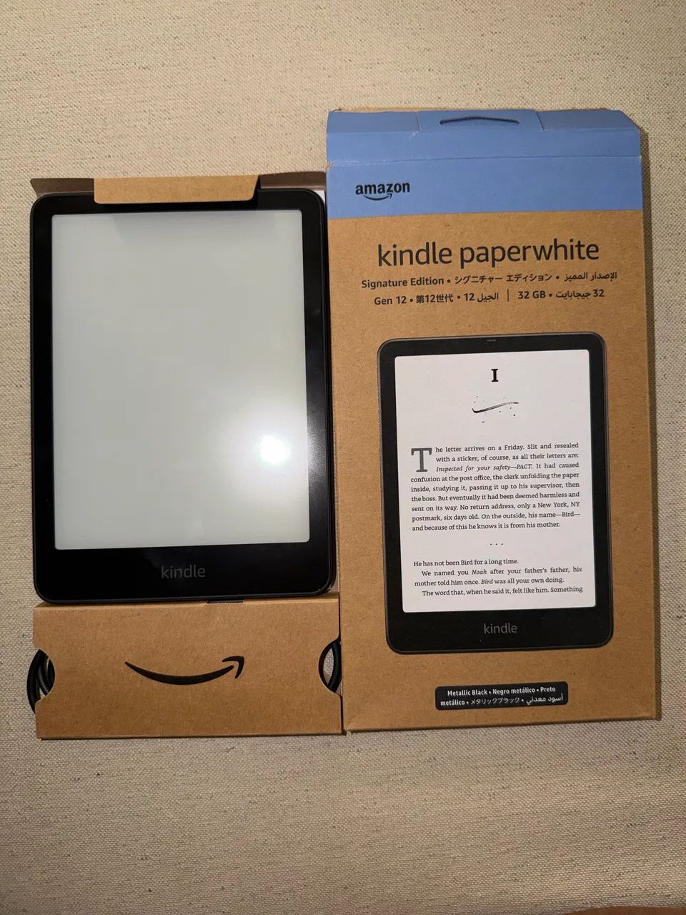 kindle paperwhite 12 geração
