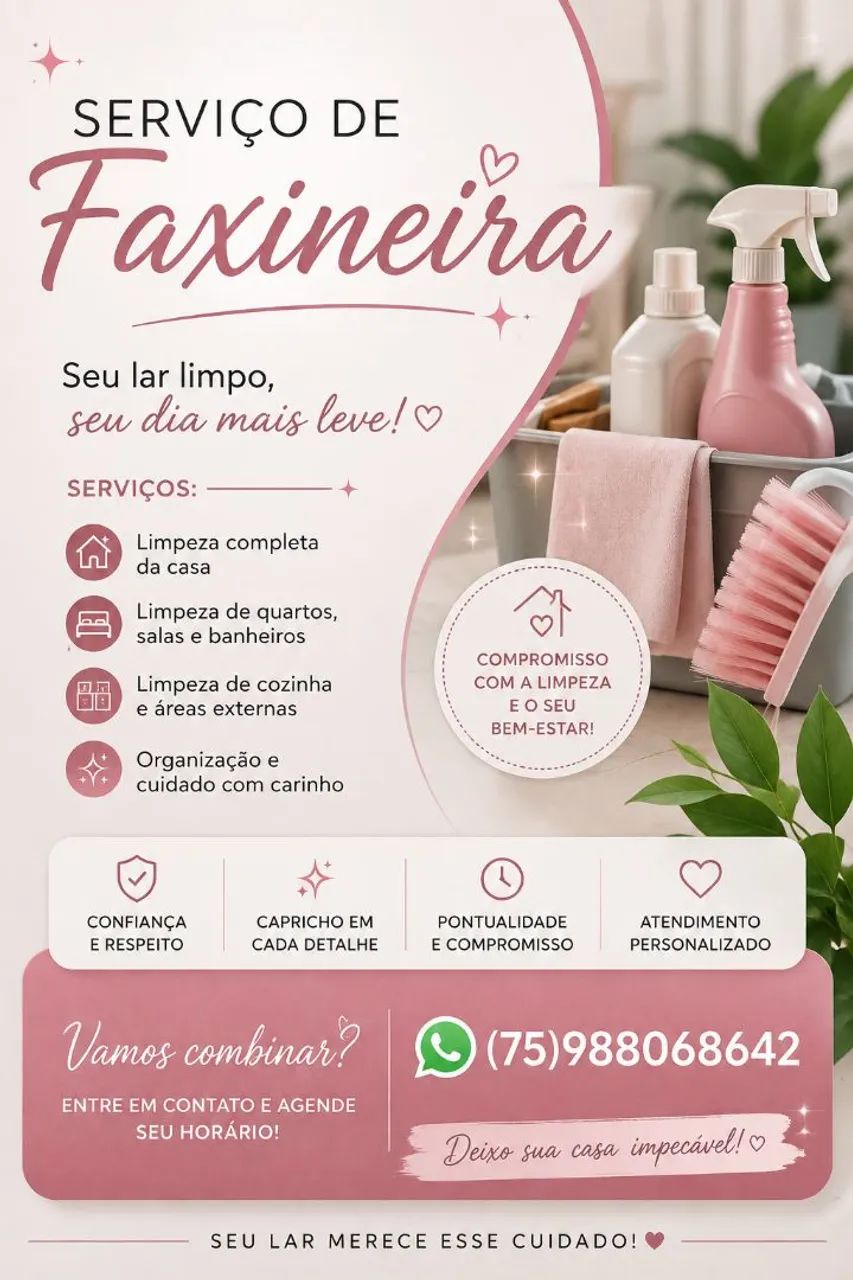 Serviço de doméstica 