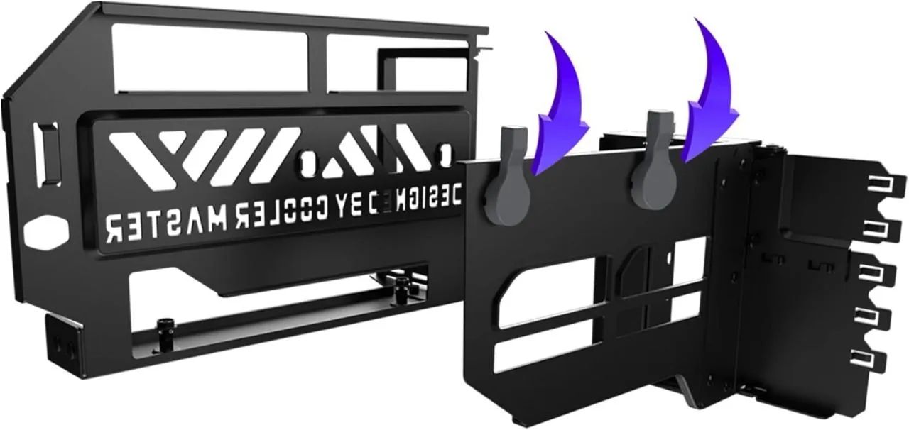 Kit Suporte Para Placa de Video Vertical Cooler Master V3 Cabo Riser Premium Gpu Mount - Foto 3