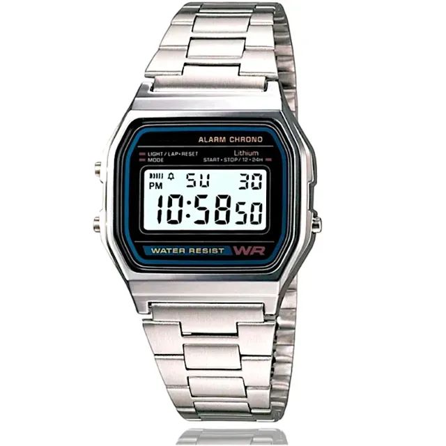 Relógio Casio Digital Prata Unissex - Foto 2