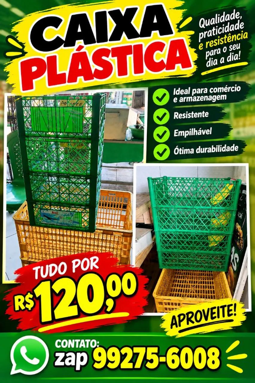 Caixa para hortifruti
