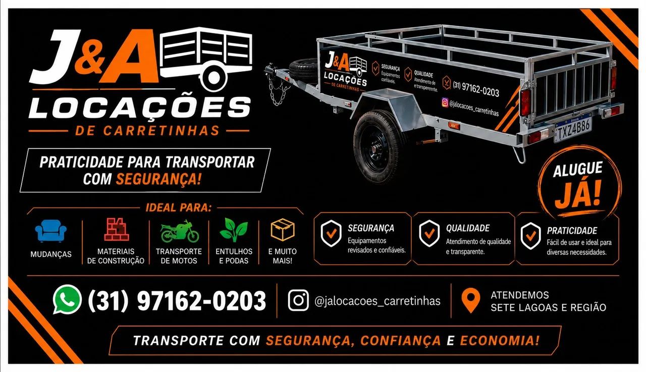 Locação de carretinhas 