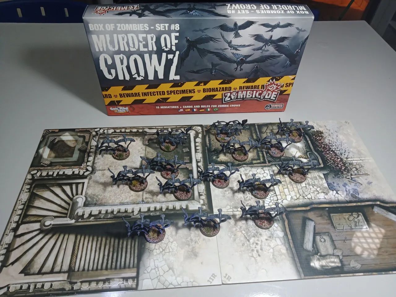 ZOMBICIDE MURDER OF CROWZ: SET #8 - ORIGINAL E CUSTOMIZADO