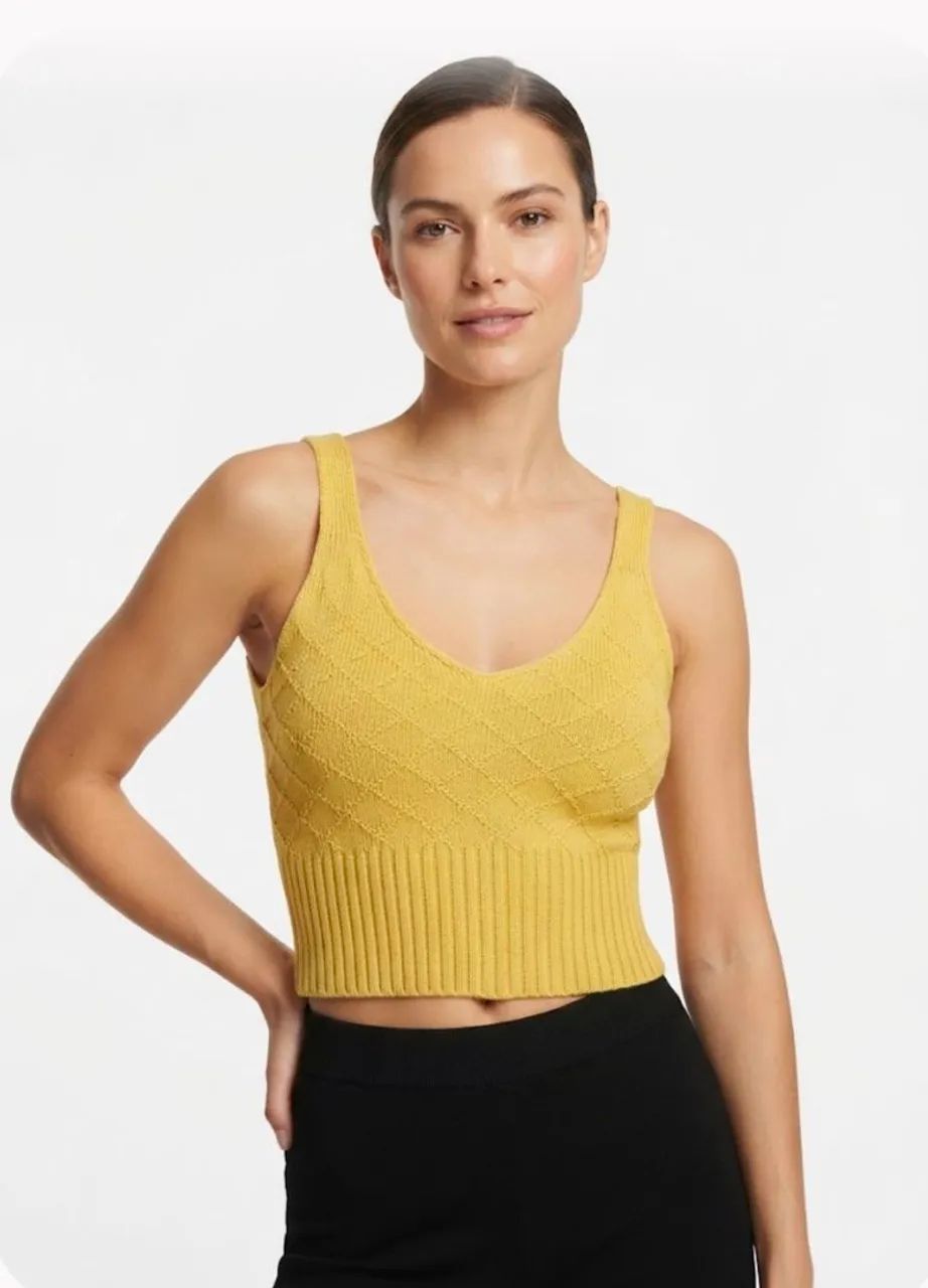 Cropped tricô  - Foto 2